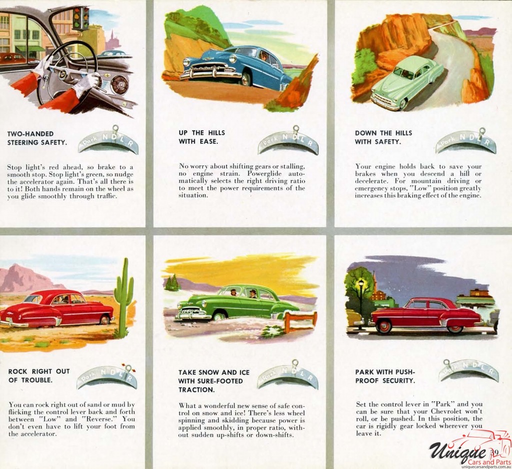 1952 Chevrolet Engineering Features Brochure Page 54